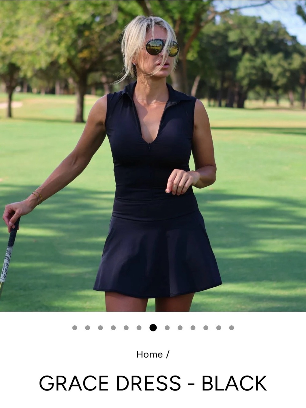 Olaya Grace Sleeveless Black Mini Dress